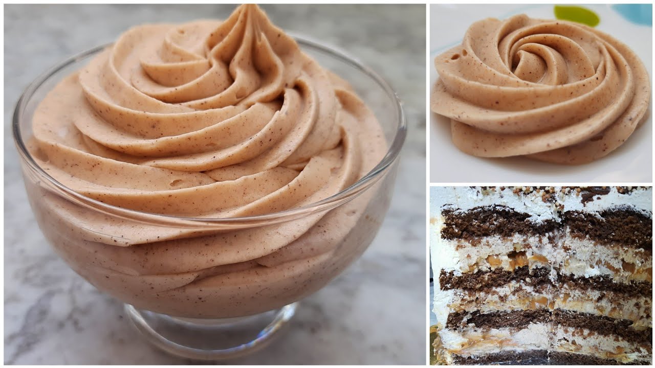 قاناش مونتي براليني للحشو والتزيين/ ganache montée Praliné pour fourrage et décoration