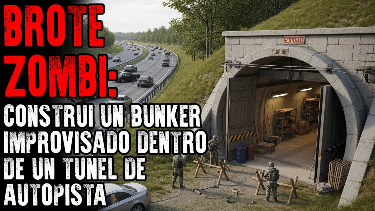BROTE ZOMBI: Construí un búnker improvisado dentro de un túnel de autopista | Creepypasta