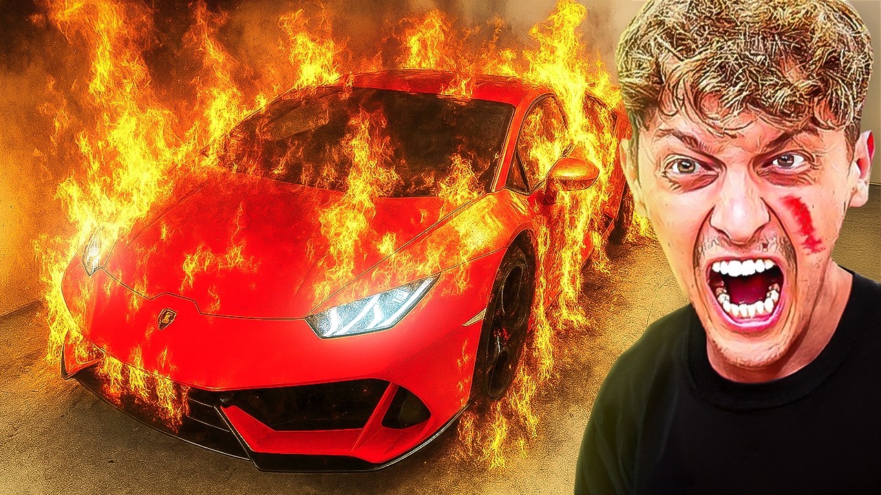 Mein LAMBORGHINI wurde ANGEZÜNDET... 🤬