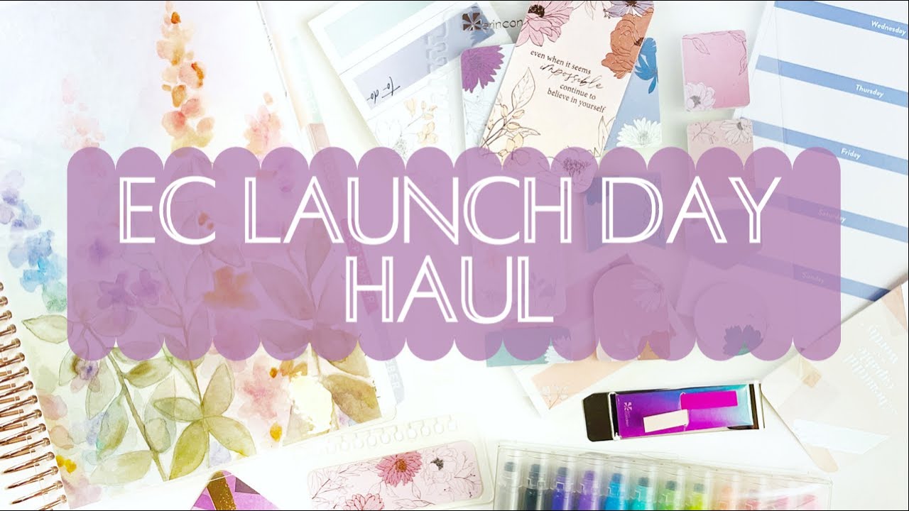 Erin Condren Launch Day Haul! | New Planner, Accessories, Markers & More