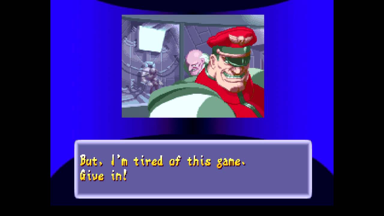 Street Fighter Alpha 2 M. Bison Ending