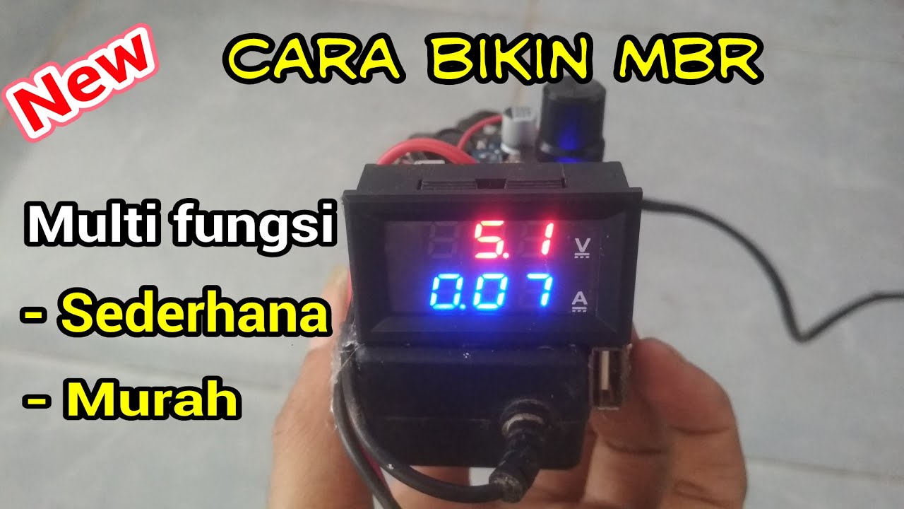 CARA MEMBUAT MBR MURAH SEDERHANA MULTI FUNGSI