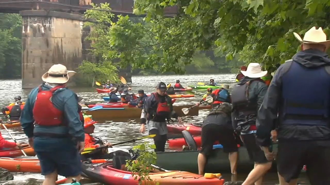 Hundreds of paddlers take on cold, fast waters at 2025 Schuylkill River Sojourn