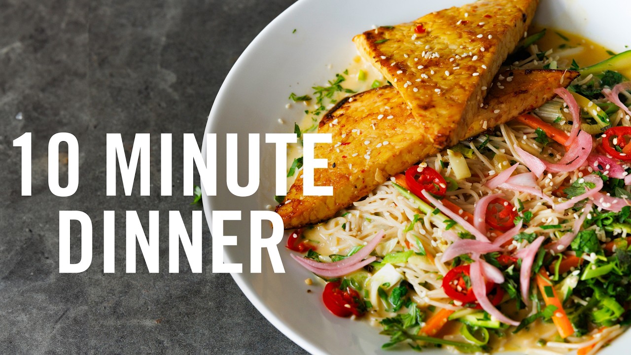 10 MINUTE THAI NOODLES | EASY CREAMY PLANT BASED NOODLES