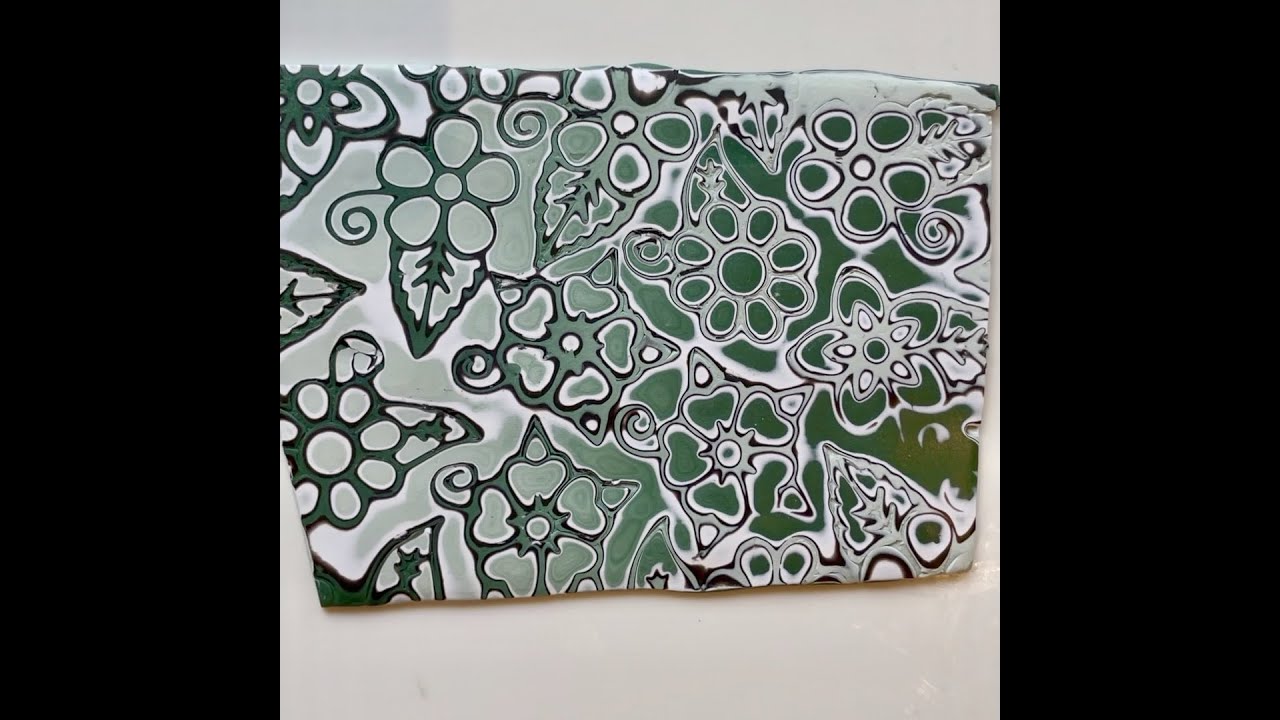 Simple mokume gane with polymer clay