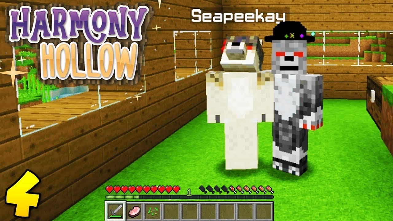 Теперь я оборотень! Minecraft Harmony Hollow EP4 - Модифицированный SMP S4