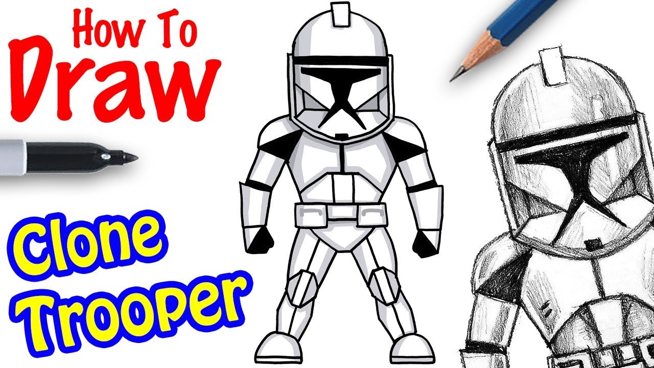 How to Draw Clone Troopers Phase 1