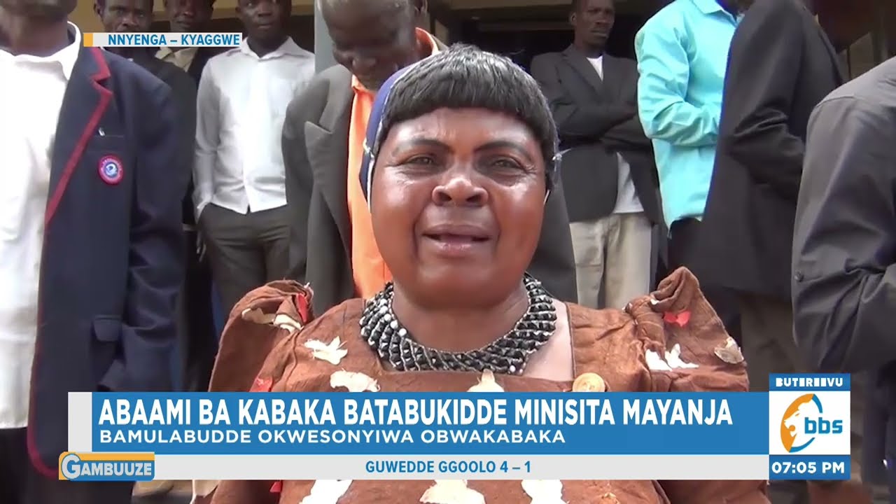 Abaami ba Kabaka Batabukidde Minisita Sam Mayanja, Baagala Yetondere Obuganda