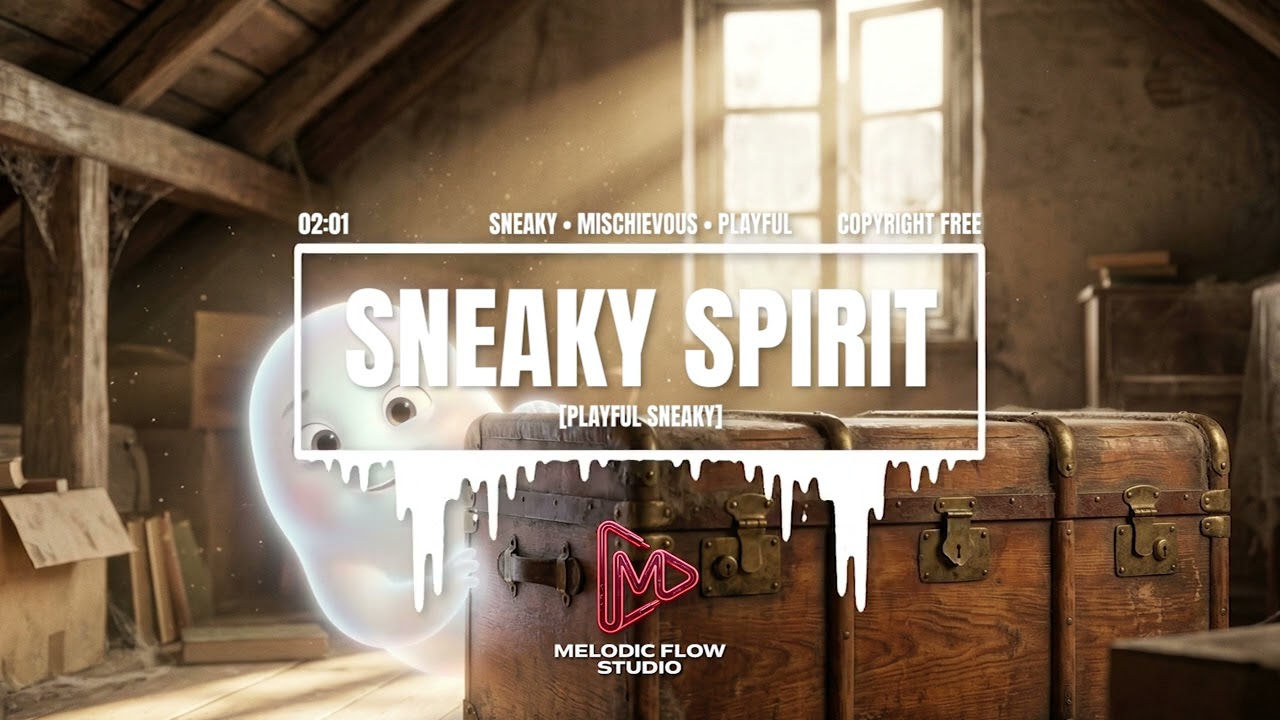 SNEAKY SPIRIT (No Copyright Music) Playful & Mischievous Sneaky Background Music