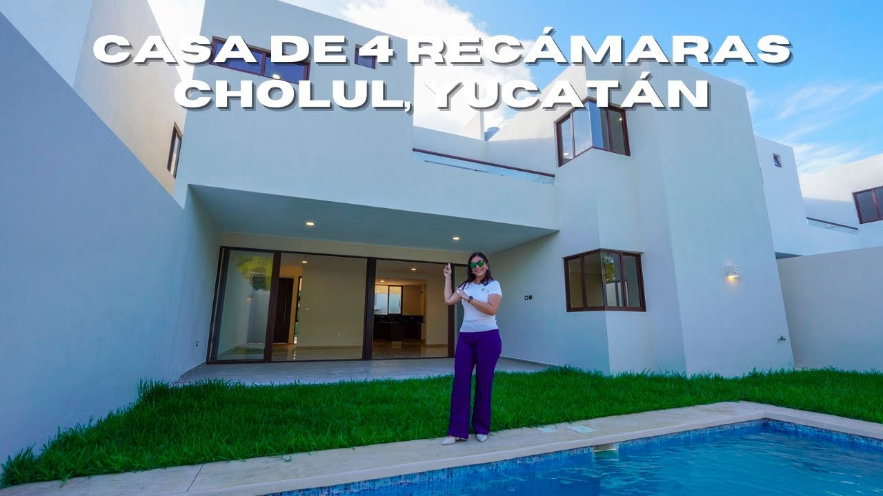 ¡INCREÍBLE casa de 4 RECÁMARAS en VENTA dentro de una espectacular privada al norte de Mérida!