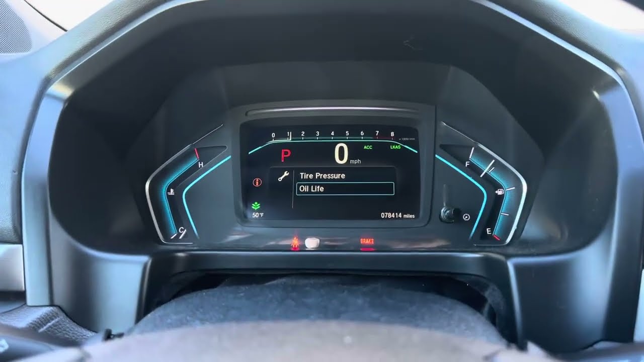 Maintenance Light Reset for Honda Odyssey 2018-2022