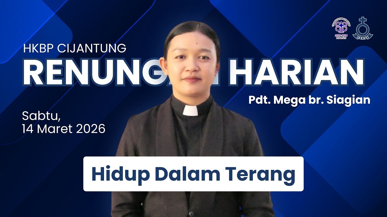 Hidup dalam Terang | Sabtu, 14 Maret 2026