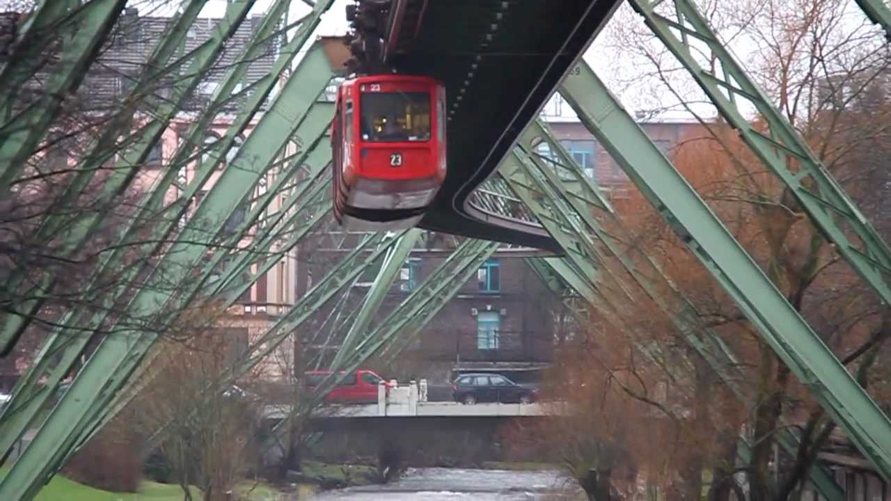 Wuppertaler Schwebebahn mitfahrt in 2013 Führerstandsmitfahrt