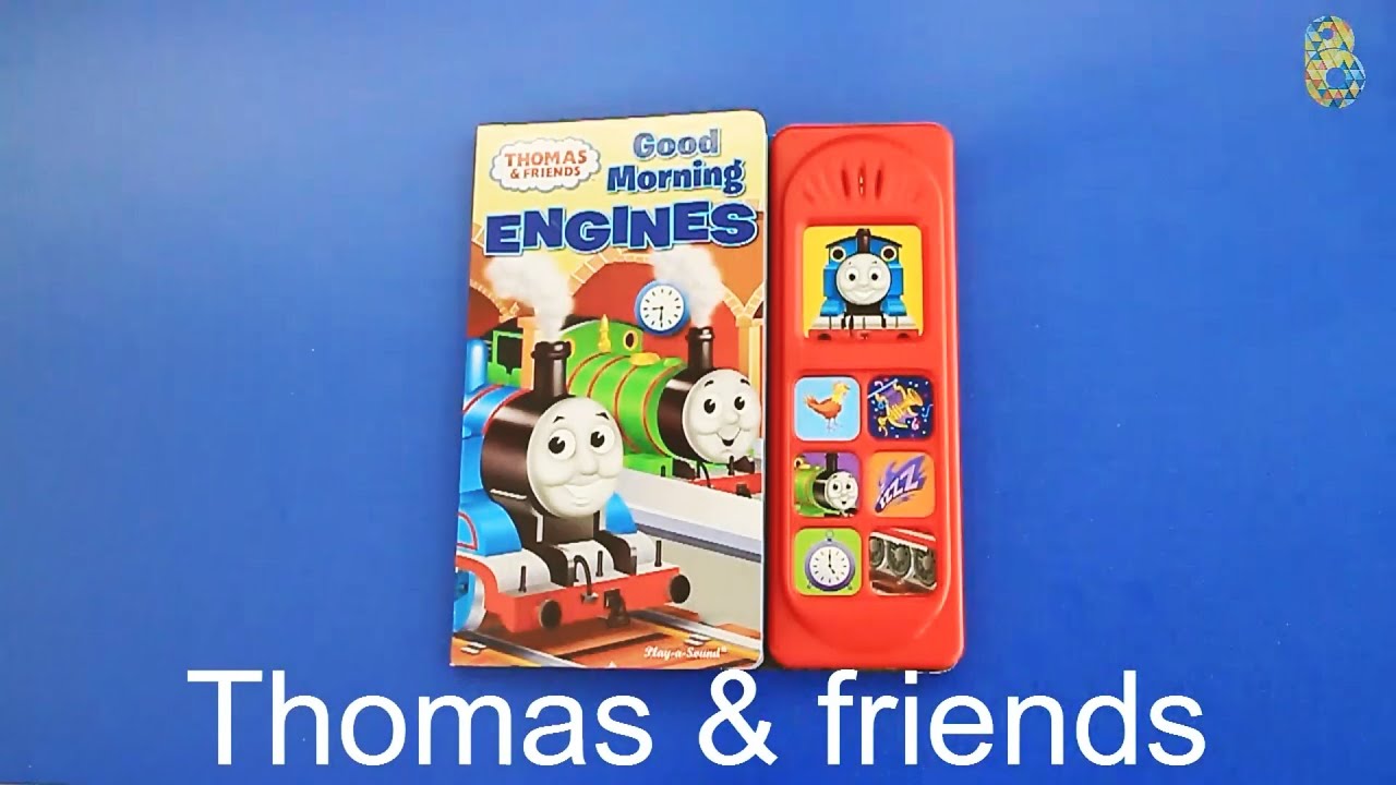 Learning Name and Sounds for kids with Thomas and Friends Good Morning Engines book