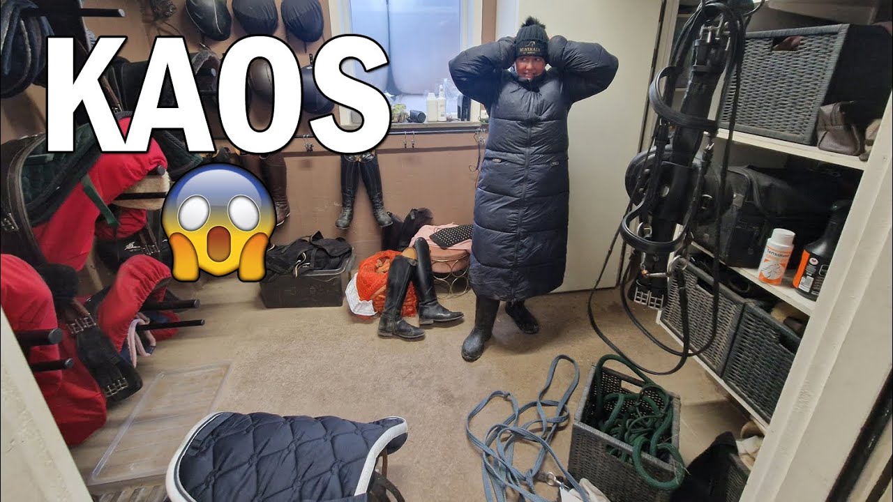 ST&Auml;DAR OCH ORGANISERAR I STALLET - VLOGG