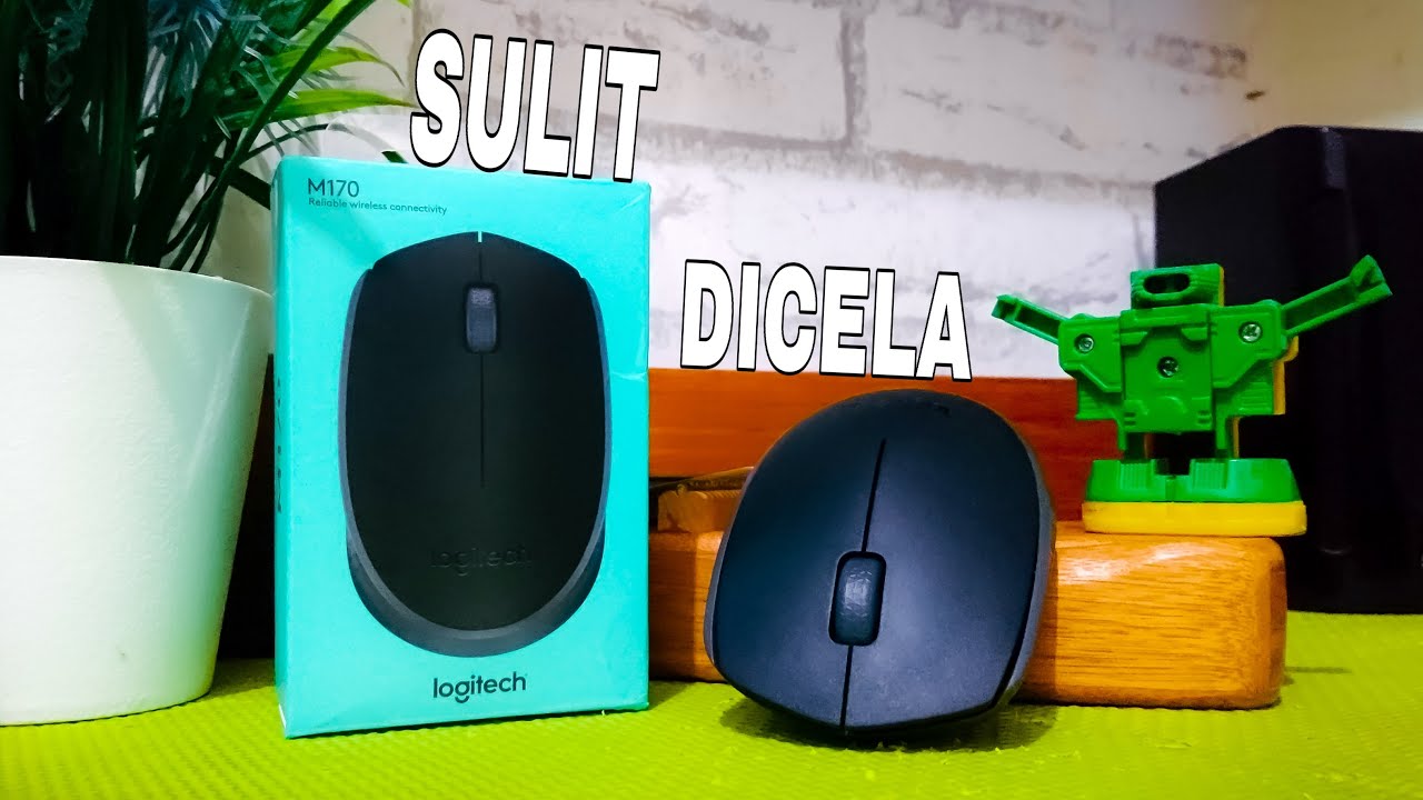 MOUSE WIRELESS MURAH SEJUTA UMAT TERLARIS - UNBOXING & REVIEW MOUSE LOGITECH M170 - INDONESIA