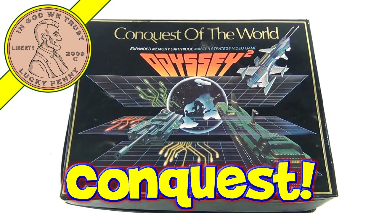 Magnavox Odyssey2 (Video 10) Vintage Video Games - Conquest Of The World