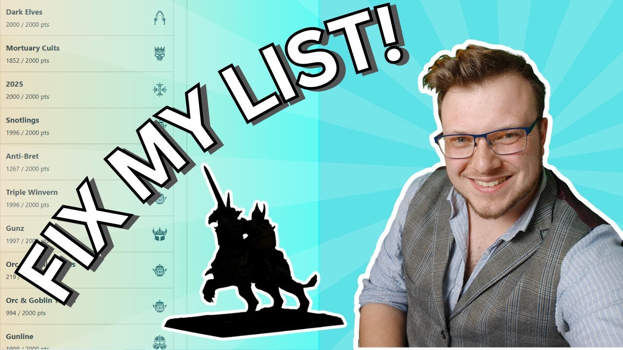🔴 FIX MY LIST! Season 2 Episode 20: Knightly Order?!🔴