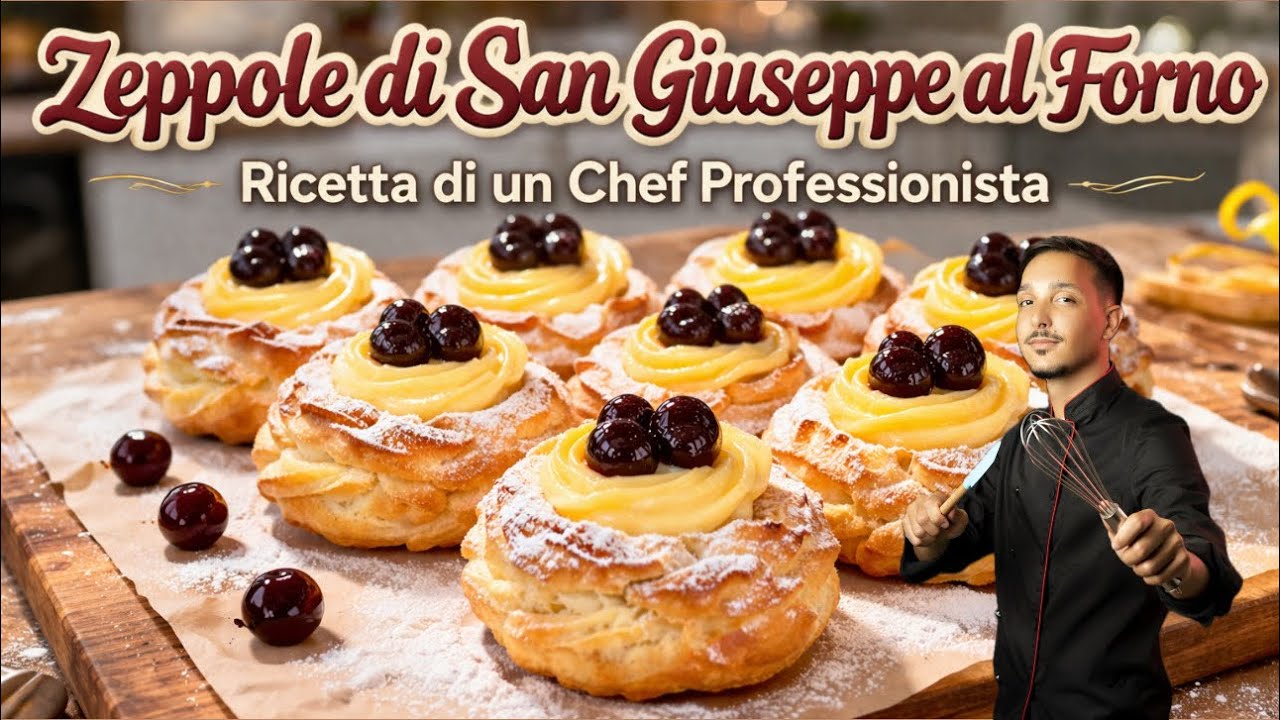 Zeppole di San Giuseppe al forno! 😋🤤