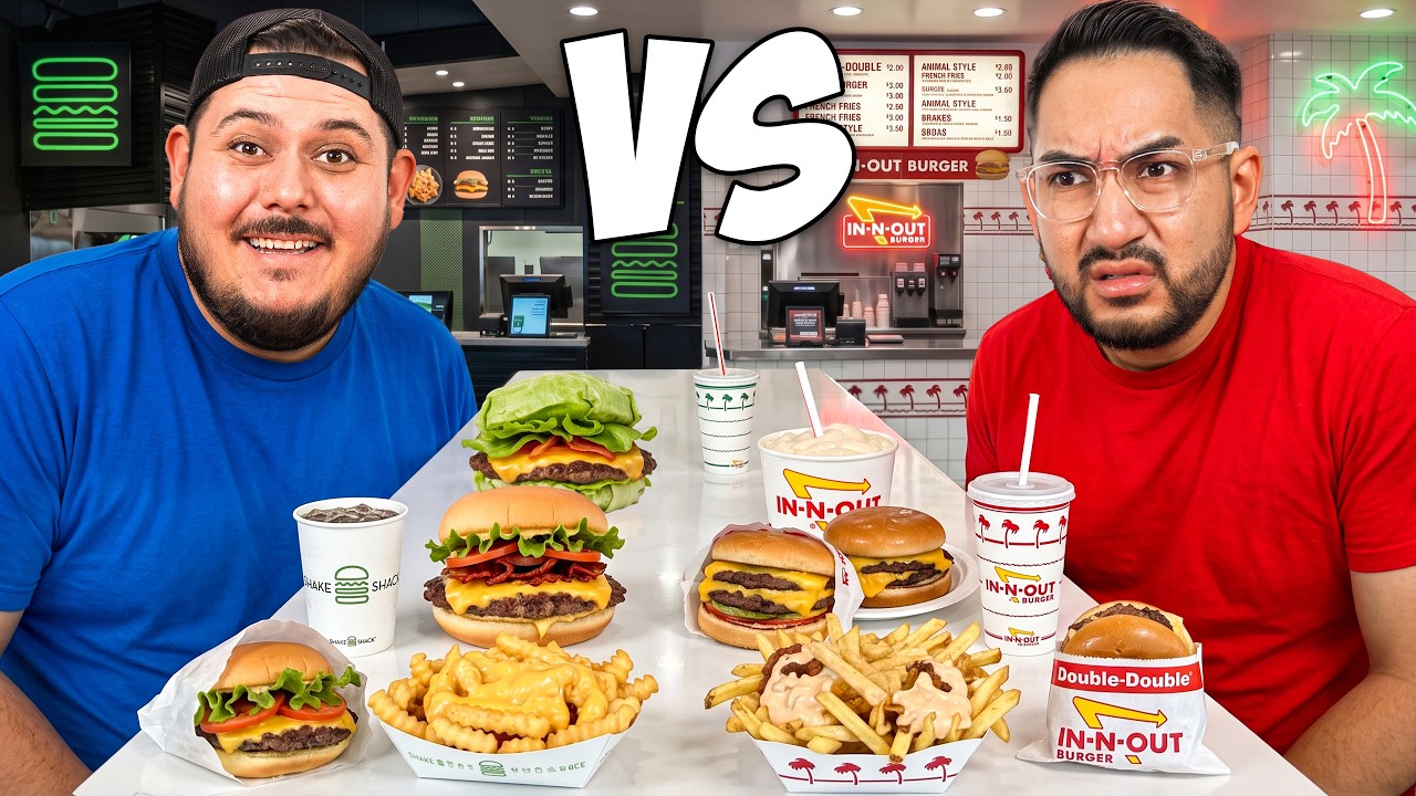 Shake Shack ЛУЧШЕ, чем In-N-Out? Мы выяснили..