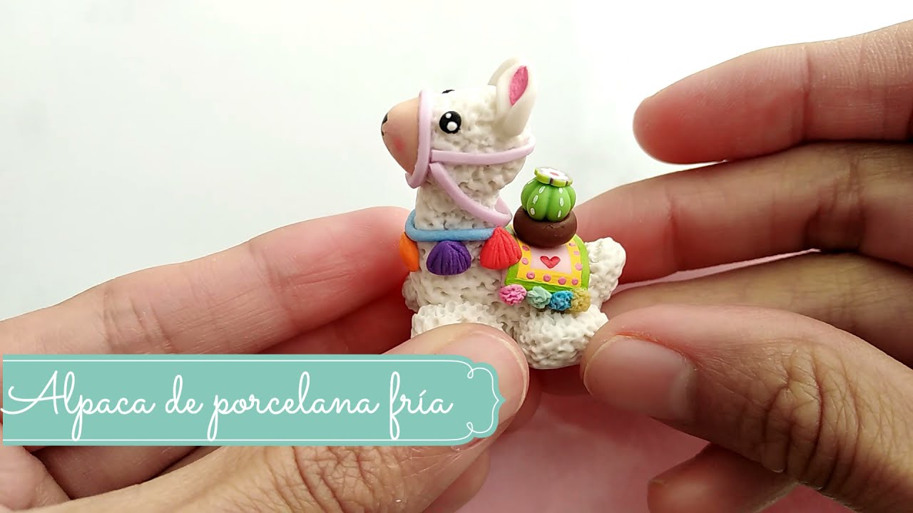 DIY - Llama/alpaca en porcelana fría - Como hacer una llama.