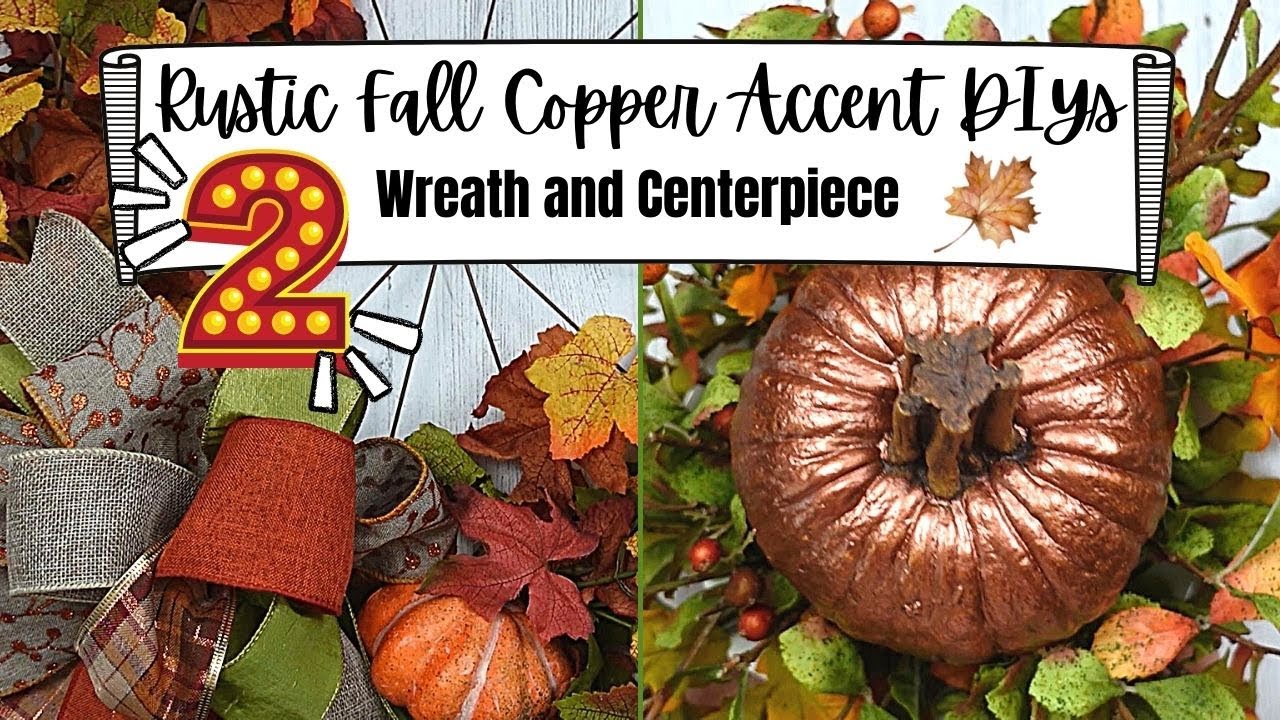 Fall Decor DIYs - Rustic Copper Accents - Fall/Autumn Decor Ideas