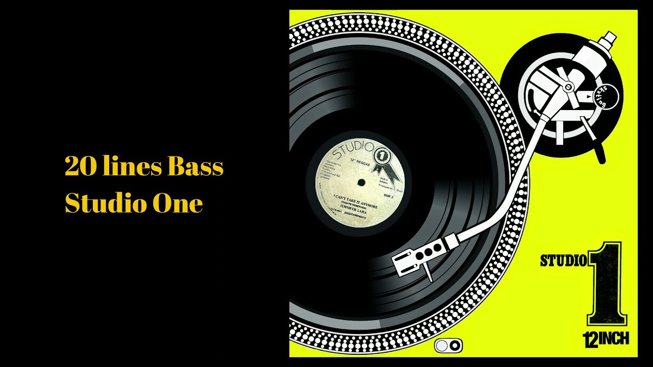 20 lines bass cover Studio One
