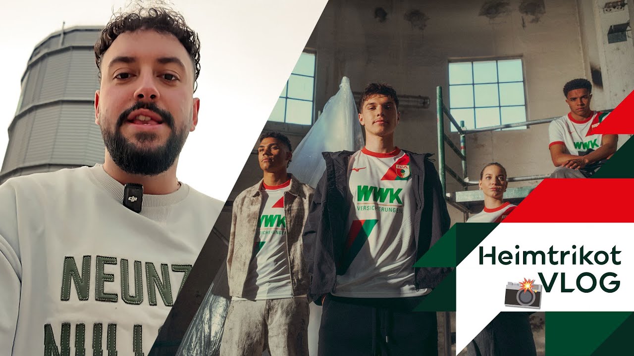 Trikotshooting-VLOG 📸 | Heimtrikot 25/26 🤩 | Gemacht für Augsburg ❤️💚🤍