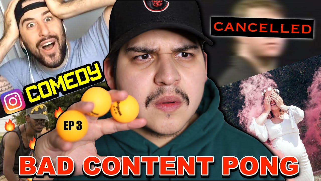Бушует в центре плохого контента: INSTAGRAM (Bad Content Pong | Эпизод 3)