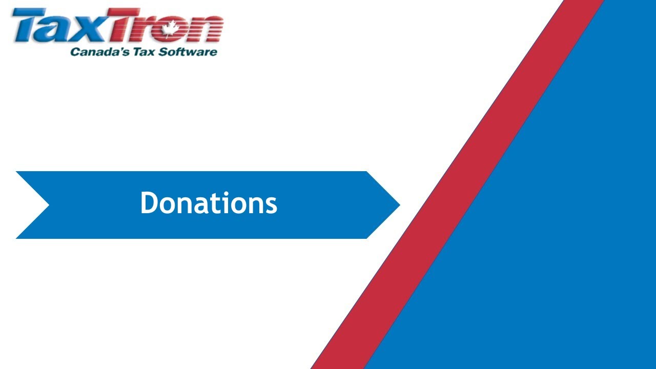 How to claim Donation using TaxTron Web?
