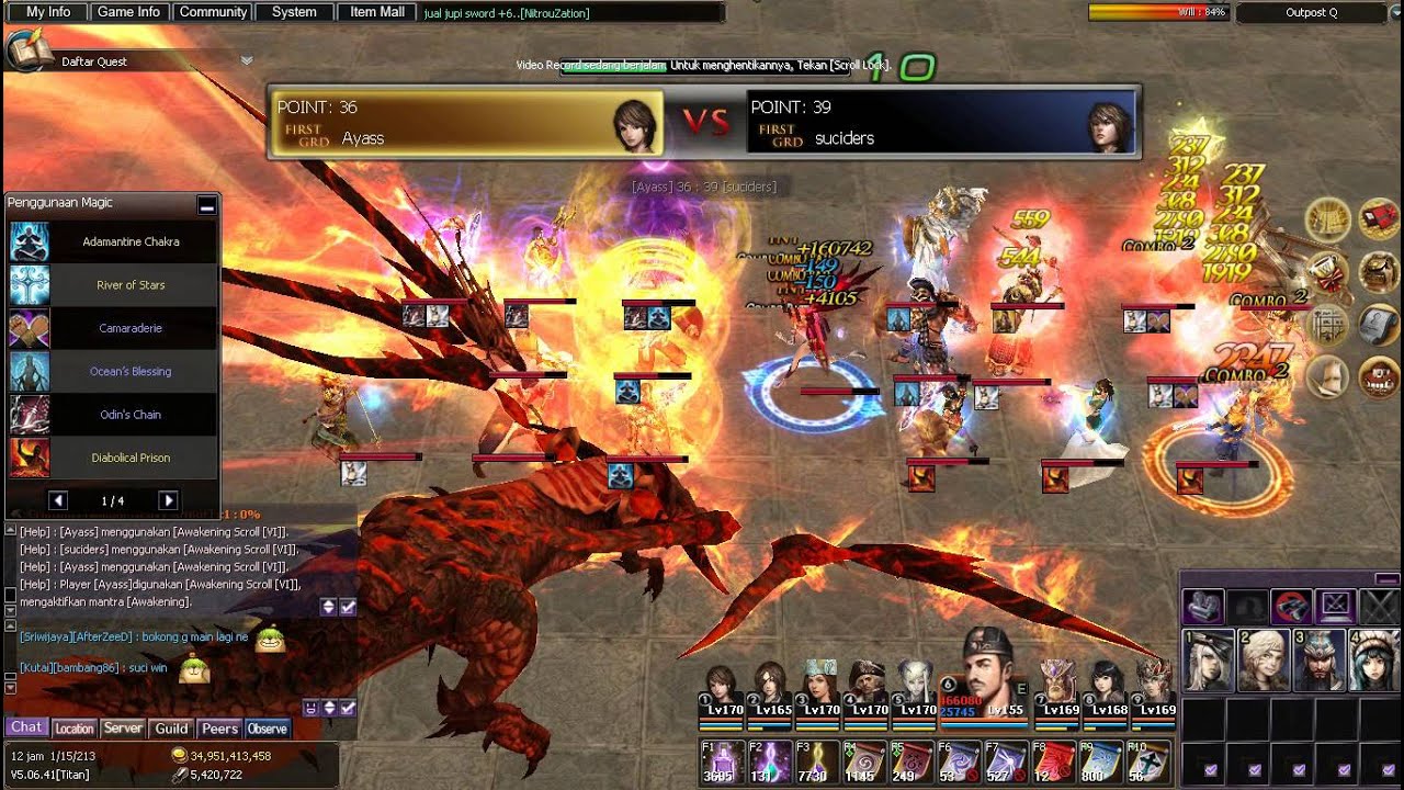 Titan Atlantica Online Indonesia December,13 2015, Final, suciders(Gun) VS Ayass(whip)