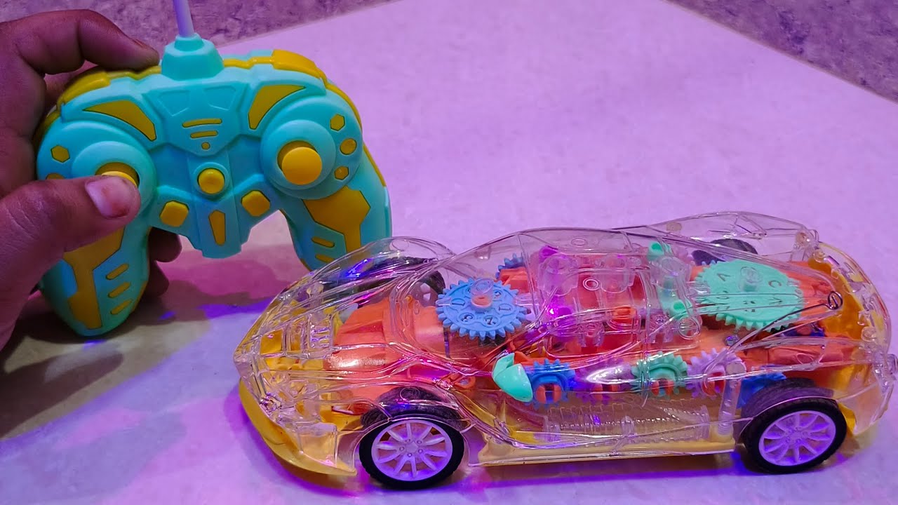 RC Remote Control Transparent 3D Car Unboxing