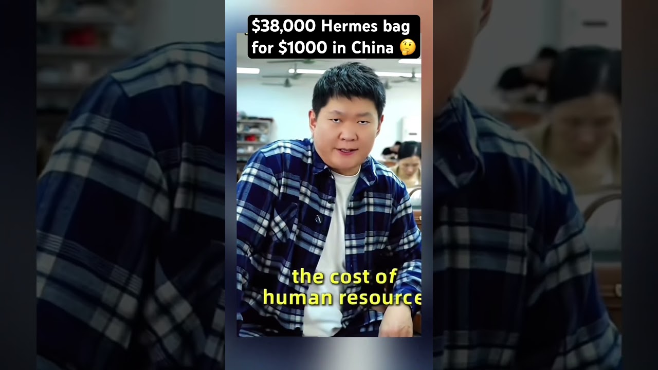 $38,000 Hermes bag for $1000 made in China #industry #drama #news