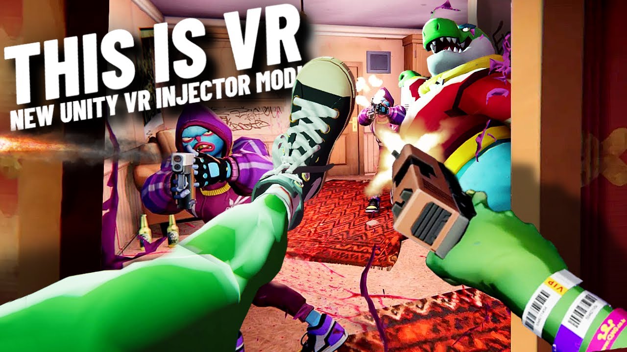 ANGER FOOT VR is Awesome! Play Any UNITY GAME in VR?! // UUVR Mod