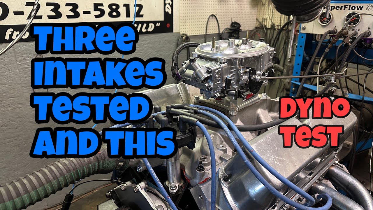 SBF Dyno Testing 3 Intakes