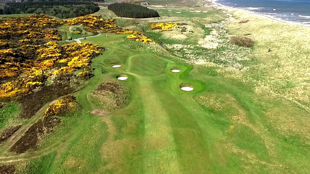Murcar Links Golf Course Hole 9 Black Dog