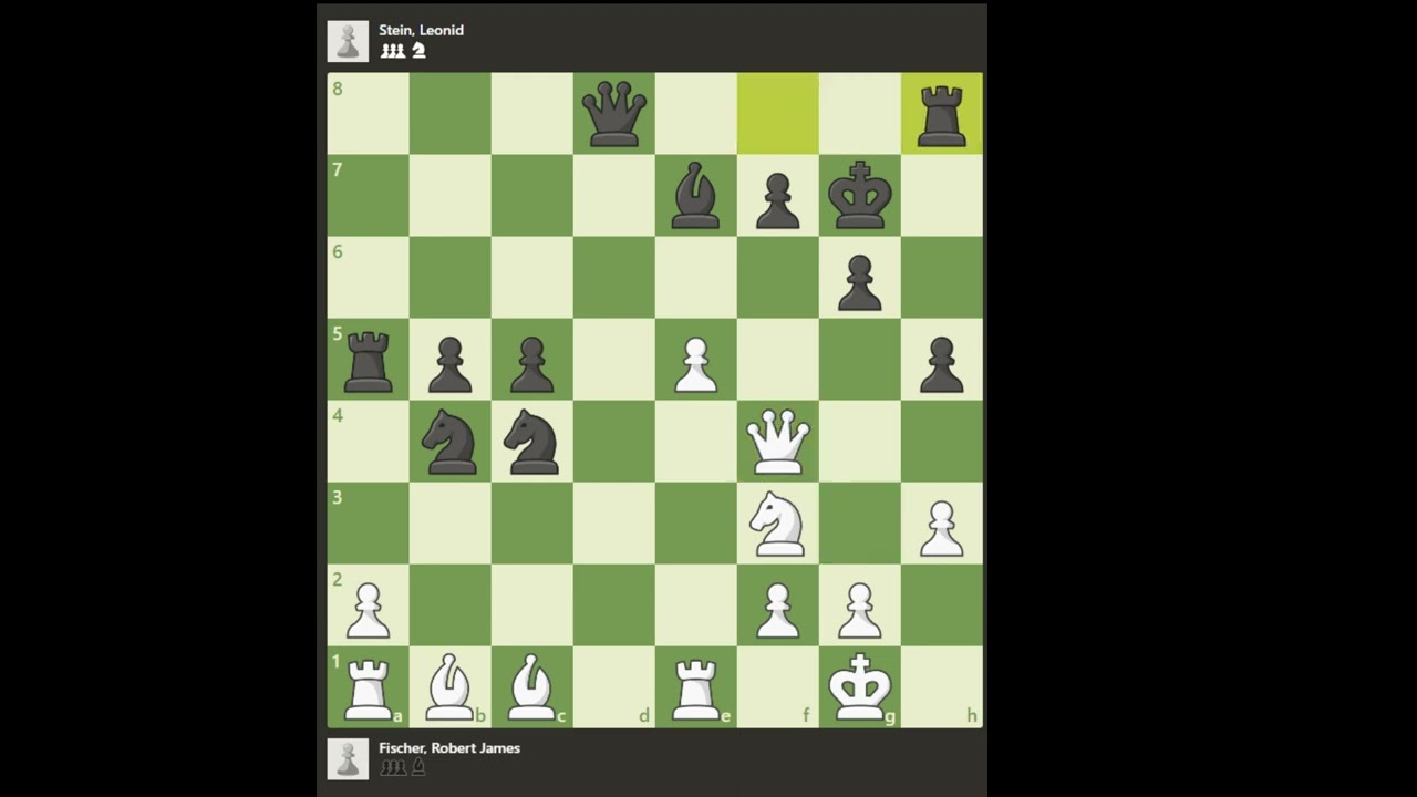 Bobby Fischer vs Stein Leonid 1967