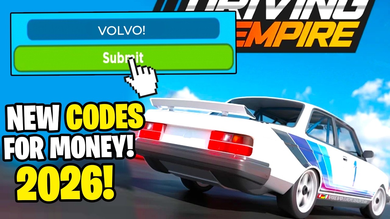 *NEW* ALL WORKING CODES FOR DRIVING EMPIRE IN 2026! ROBLOX DRIVING EMPIRE CODES