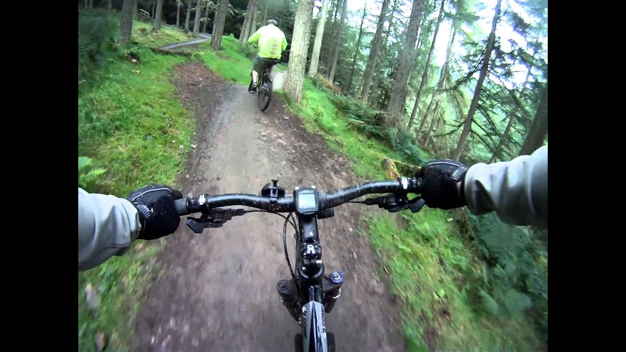 Glentress 25 8 2012 Blue route from Buzzard to bottom carpark