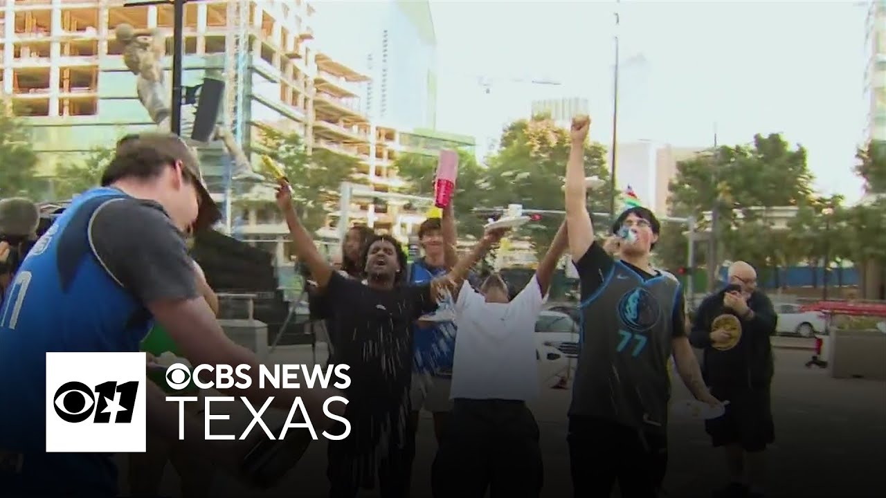 Mavs fans celebrate after firing of GM Nico Harrison