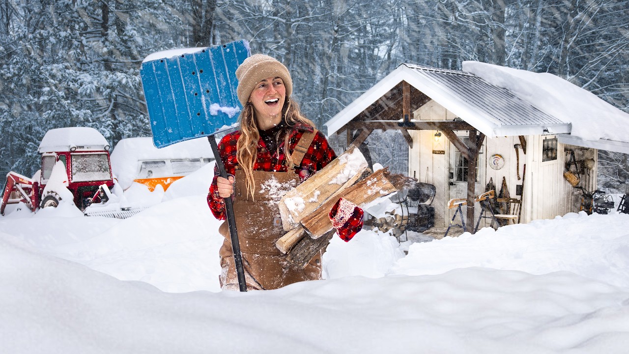 BURIED IN SNOW | Blizzard Brings Major Change to the Cabin