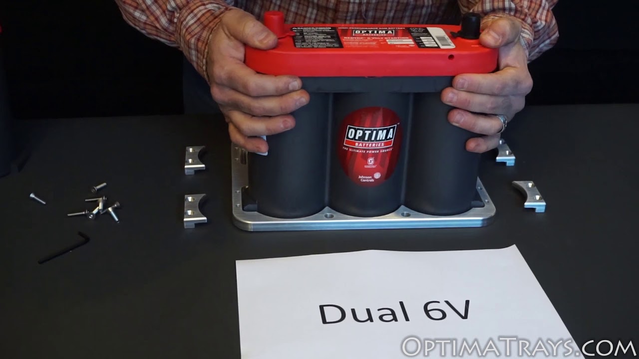 Dual 6V Optima Tray Rigid Clamp Assembly Instructions