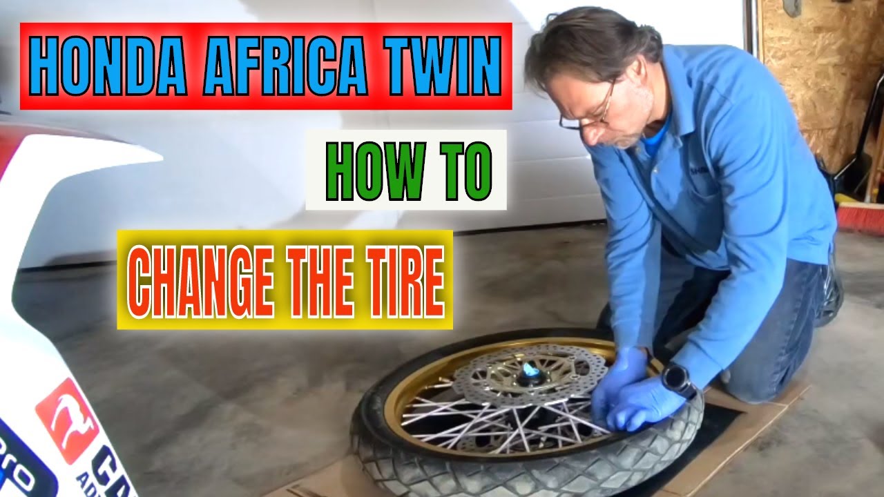 How to change the Tire on 2017 Honda Africa Twin CRF 1000