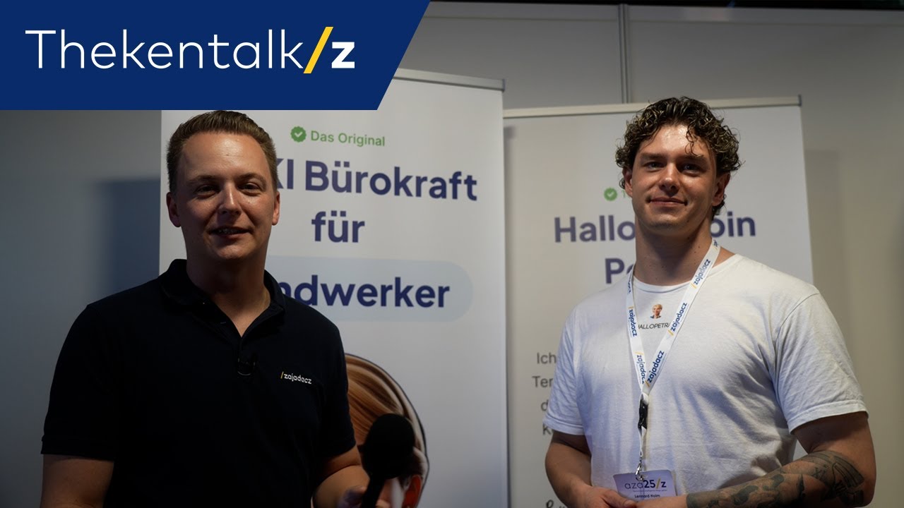 Thekentalk/z #38 aza25-Spezial: Hallo Petra - Die KI Bürokraft für Handwerker
