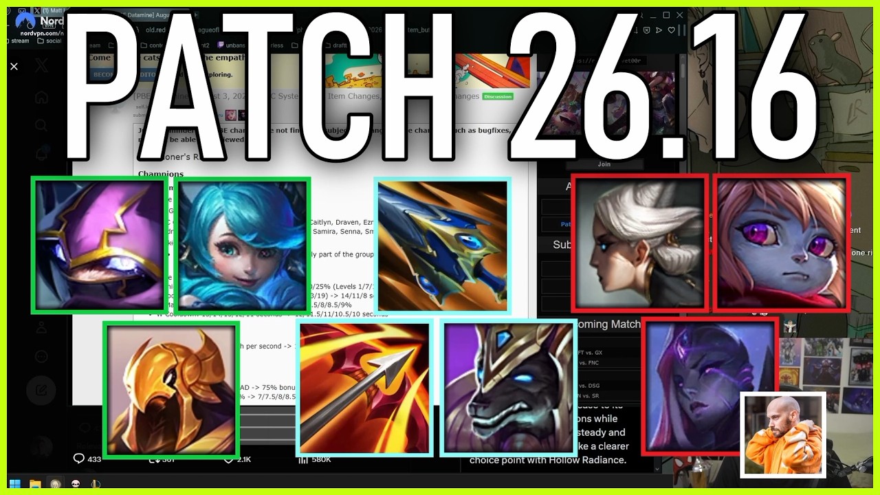 Nemesis reacts to PATCH 26.16! DECENT PATCH AFTER AGES!?
