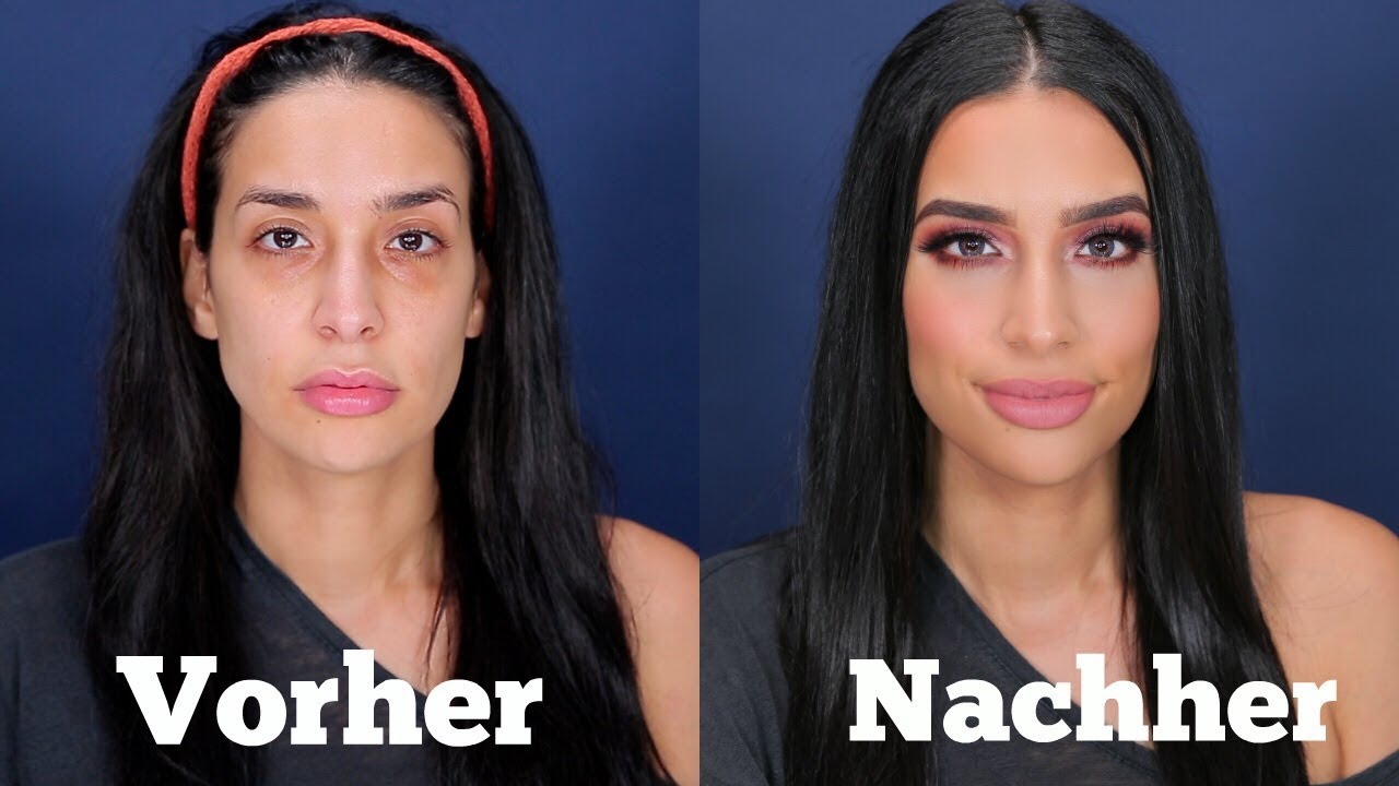 EXTREMER VORHER | NACHHER Look | Huda Beauty Desert Dusk Palette| LamiyaSlimani
