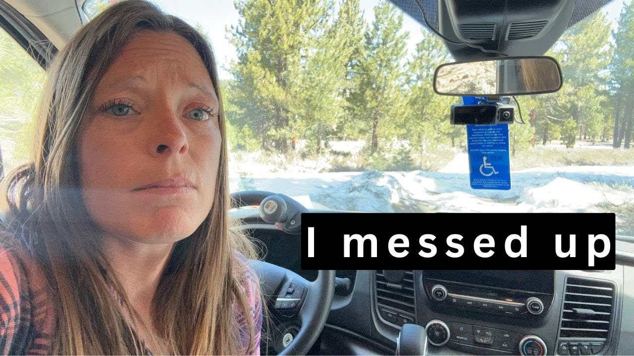Stressful day in Vanlife