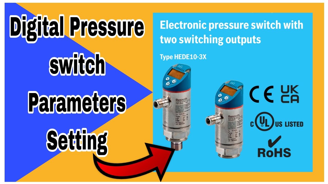 Digital pressure switch parameters setting || how to set parameters electrical pressure switch #pbr