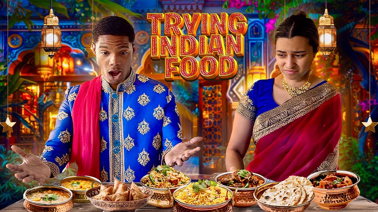 We Tried Indian Food For The First Time... We Weren't Ready!😳