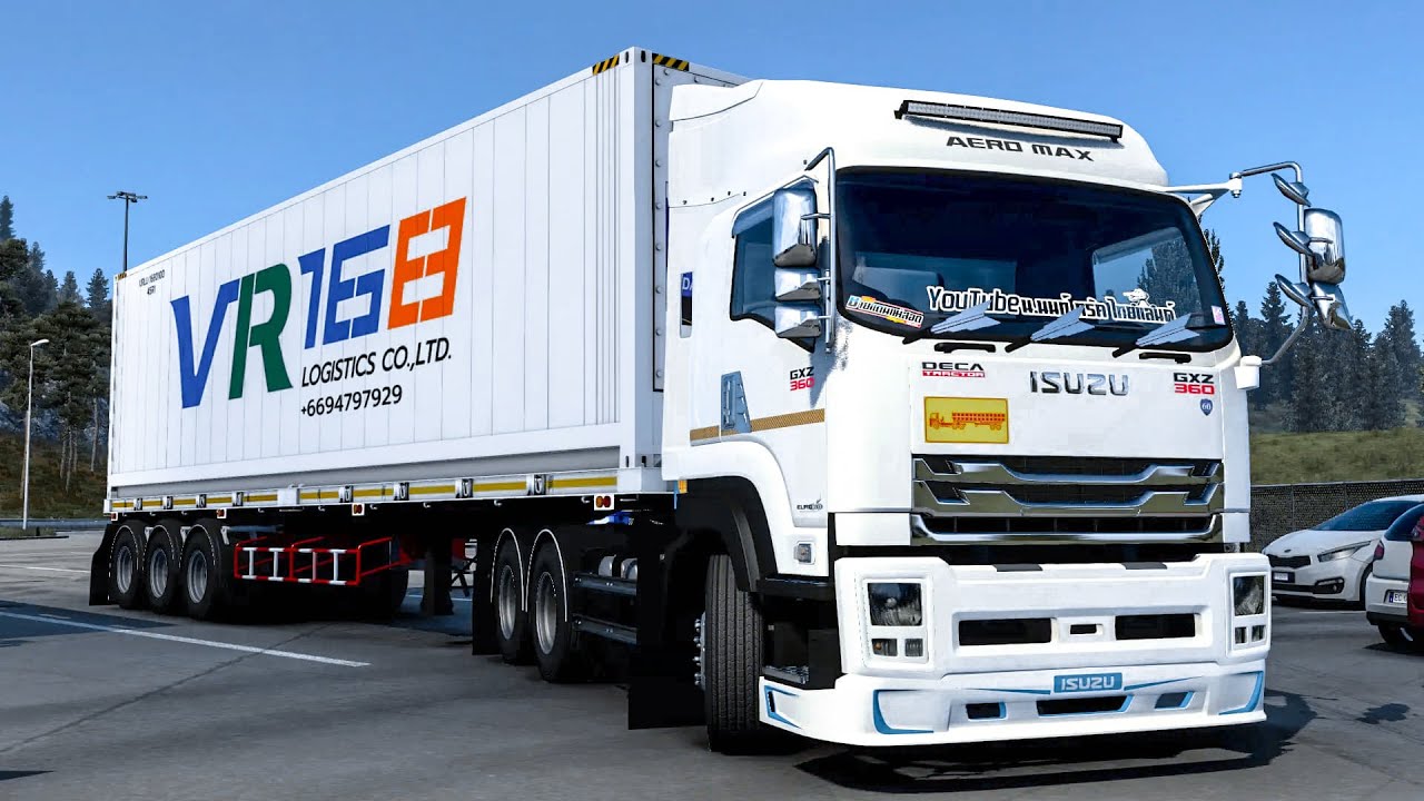 ขับหัวลาก น.นนท์ ทรัค วิ่งงานส่งตู้ผลไม้แม่สอด - Euro Truck Simulator 2